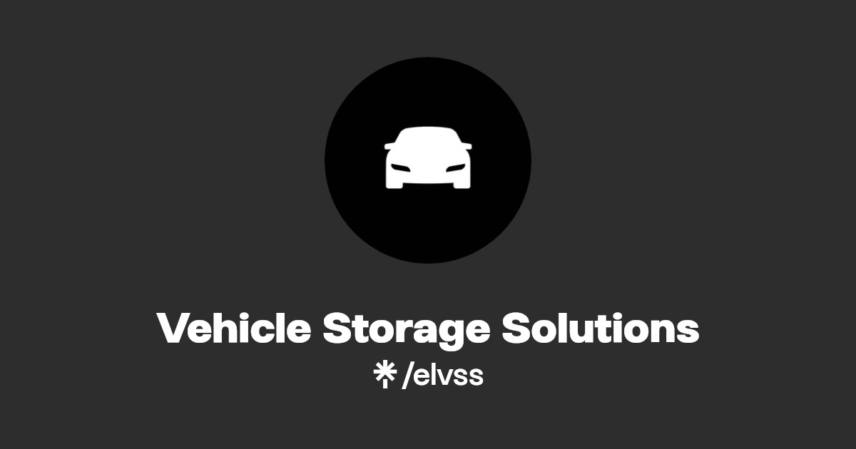 Vehicle Storage Solutions Instagram, Facebook, TikTok Linktree