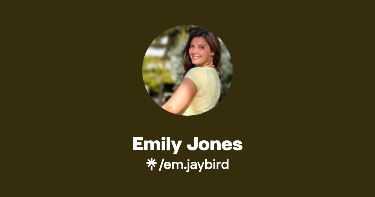Emily Jones - Find Emily Jones Onlyfans - Linktree