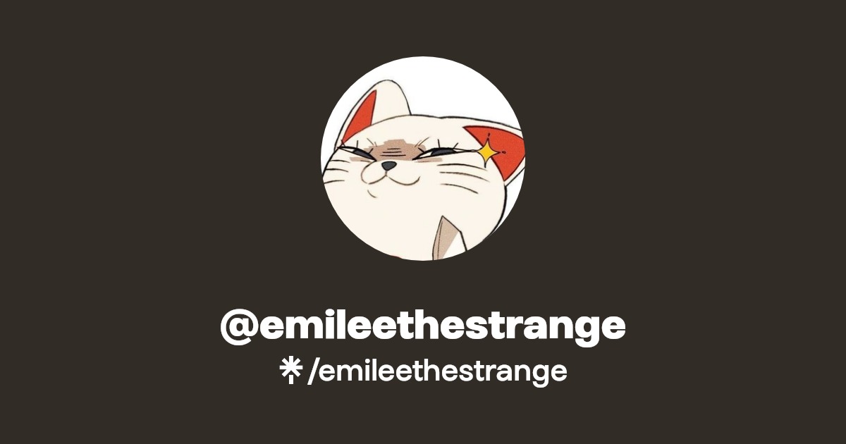 emileethestrange Find emileethestrange Onlyfans Linktree