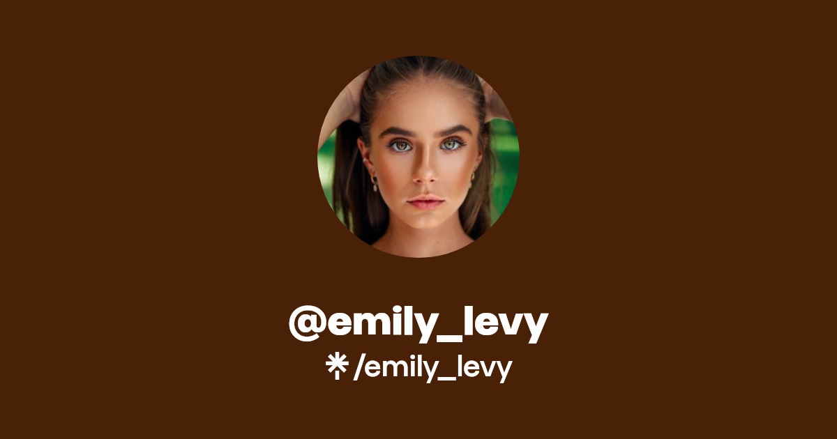 emily_levy - Find @emily_levy Onlyfans - Linktree