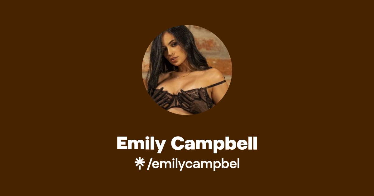 Emily Campbell | Instagram | Linktree