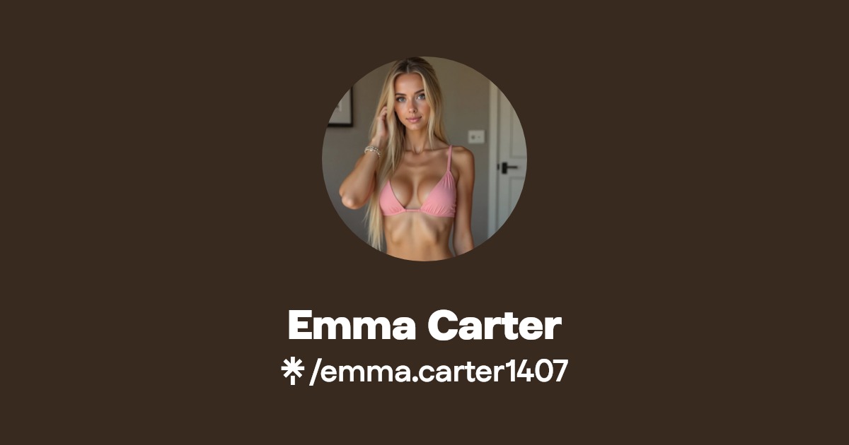 Emma Carter | Instagram | Linktree