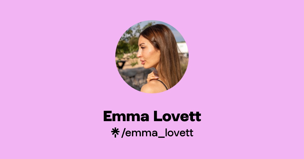 Emma Lovett - Find Emma Lovett Onlyfans - Linktree
