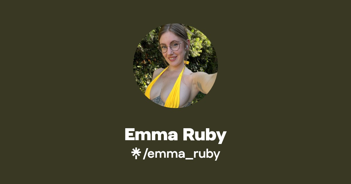 Emma Ruby OnlyFans, Instagram & Twitch Links | Linktree