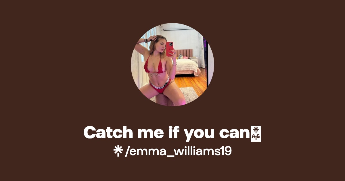Catch me if you can⛓️ - Find Catch me if you can⛓️ Onlyfans - Linktree