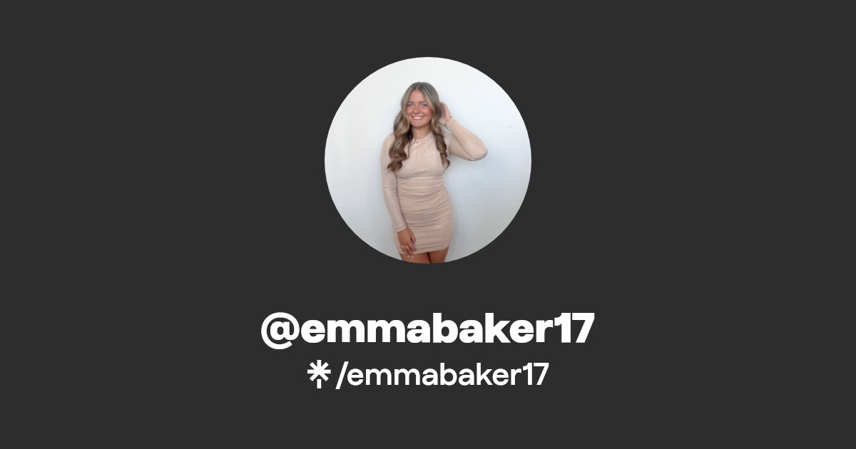 emmabaker17 | TikTok | Linktree