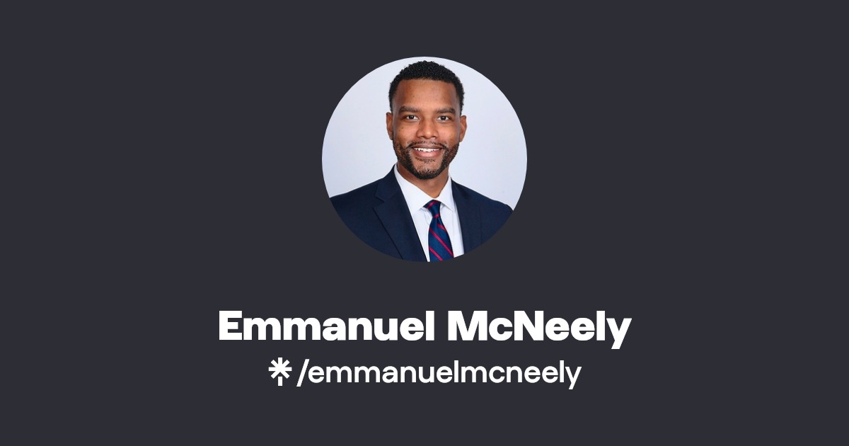 Emmanuel McNeely Twitter Linktree