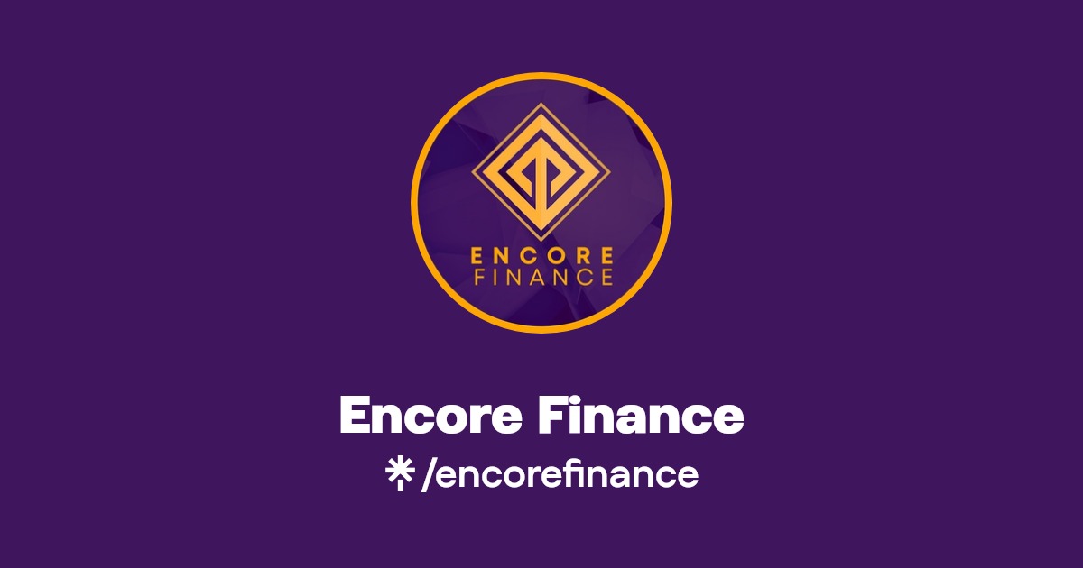 Encore Finance Instagram, Facebook Linktree