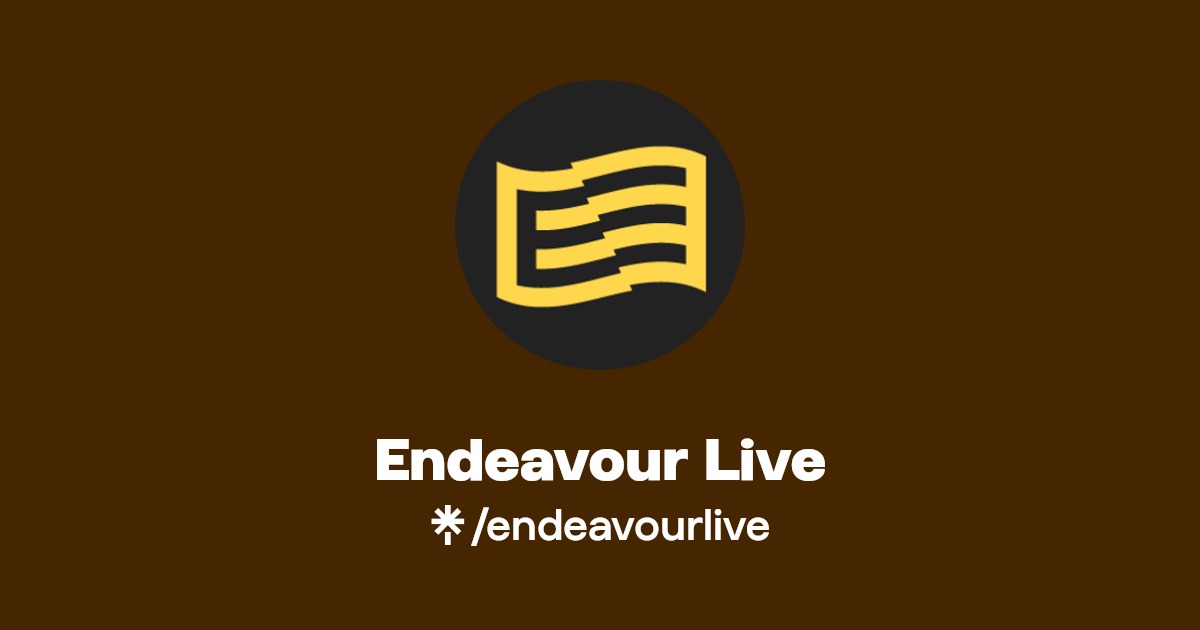 Endeavour Live Instagram, Facebook Linktree