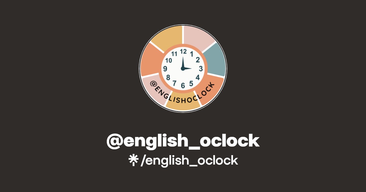 english_oclock Linktree