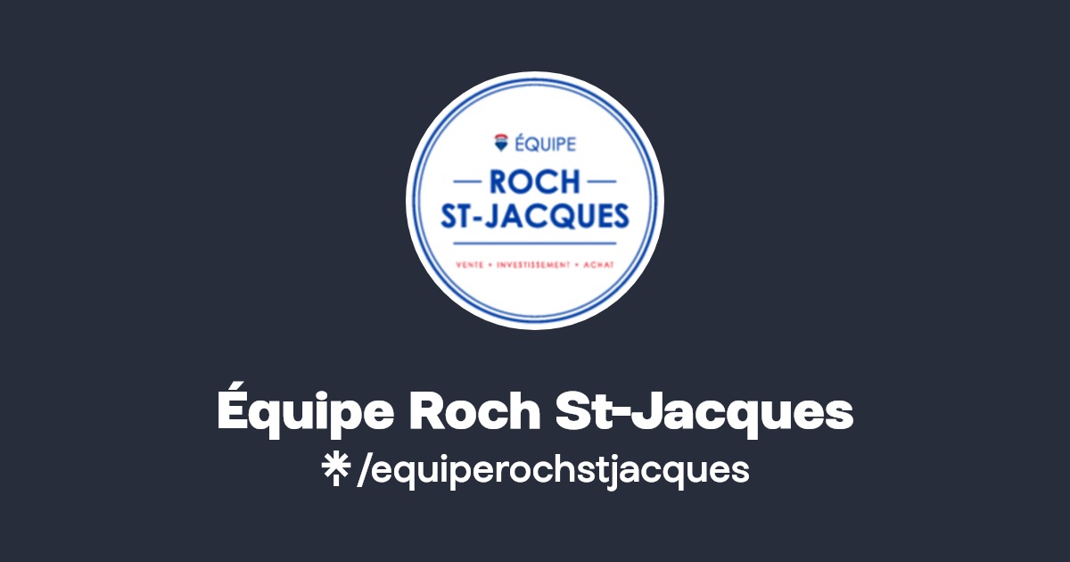 Équipe Roch StJacques Facebook Linktree
