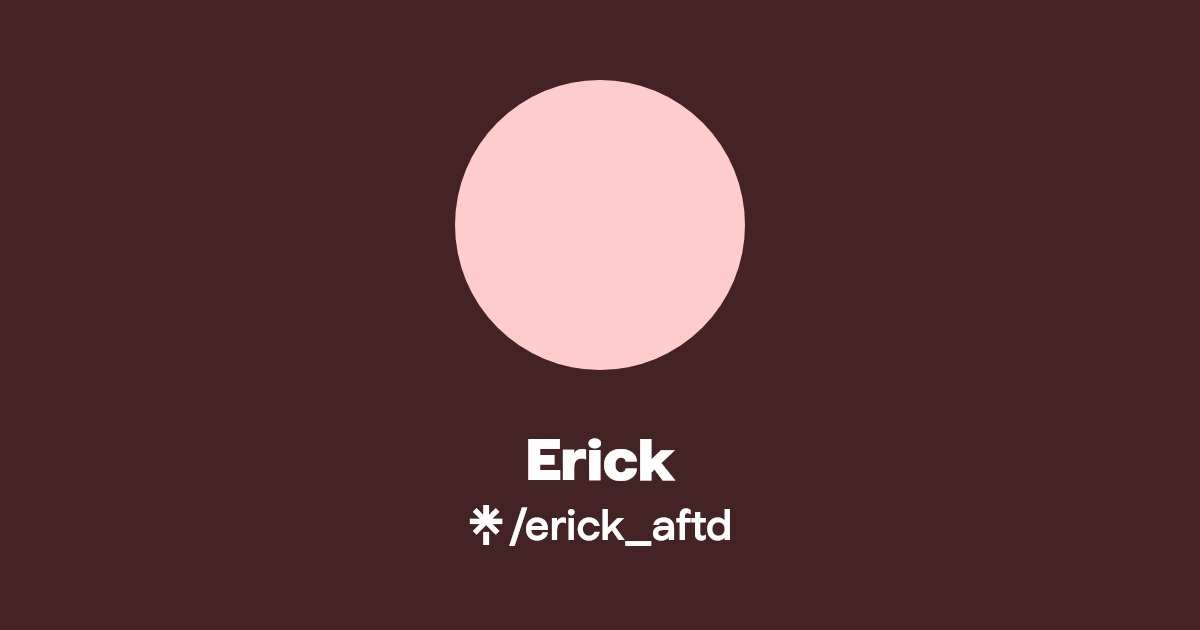Erick Listen on Spotify Linktree
