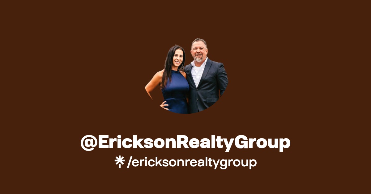 EricksonRealtyGroup Instagram, Facebook Linktree