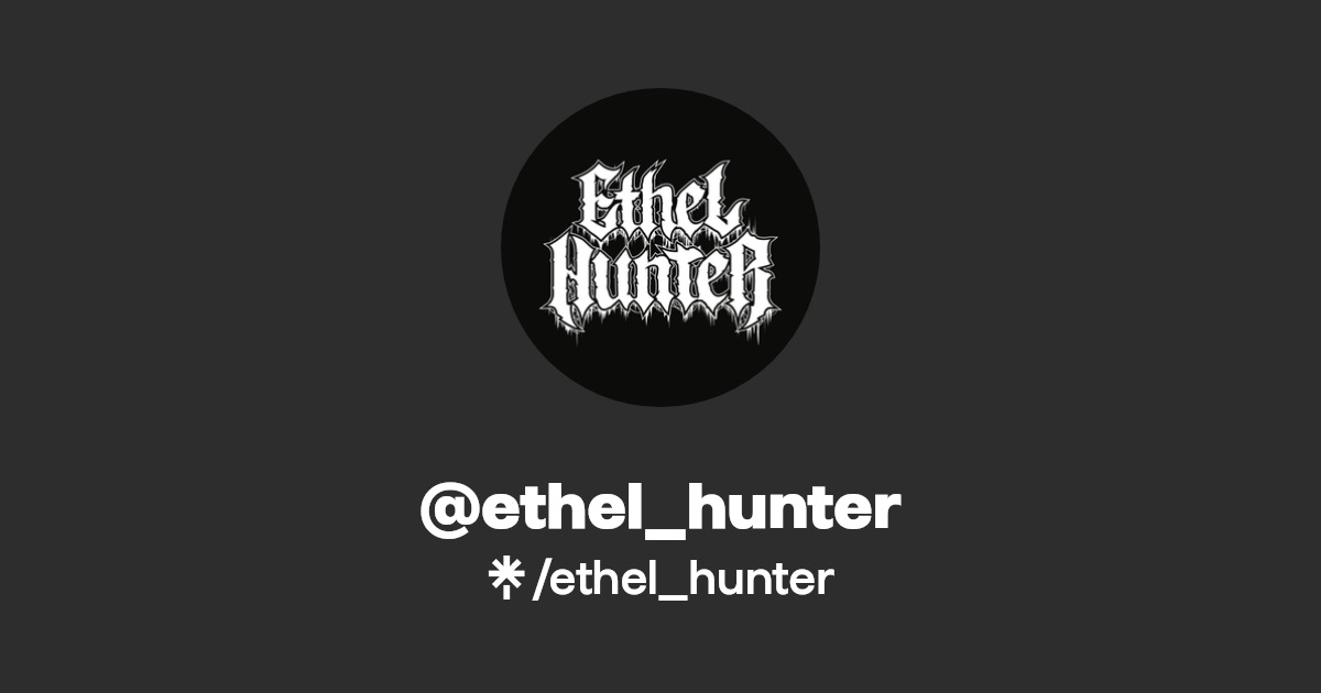 ethel_hunter Latest Music, Videos, Instagram Links