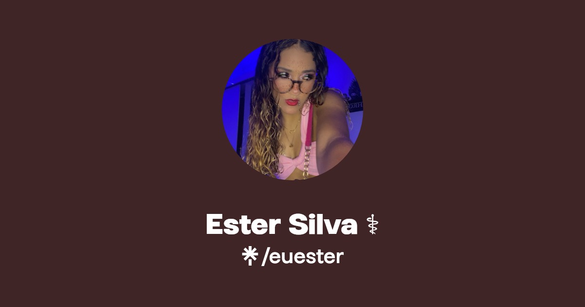 Ester Silva ⚕️ | Instagram, TikTok | Linktree