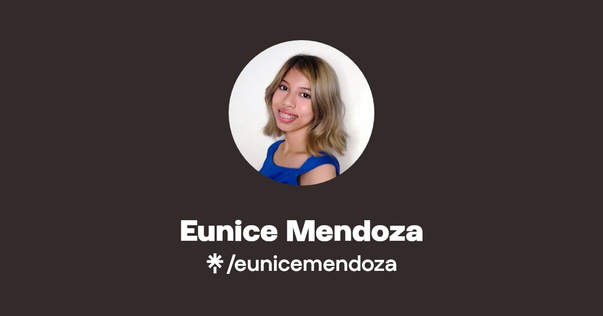 Eunice Mendoza Instagram, Facebook, TikTok Linktree
