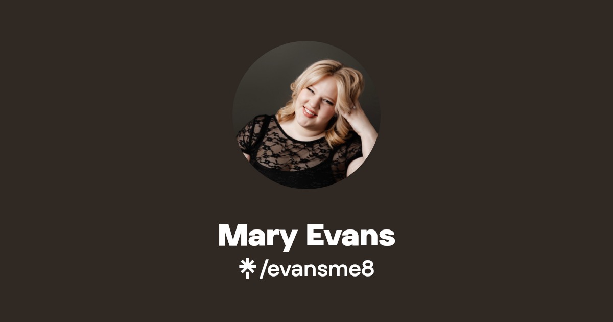Mary Evans Facebook Linktree