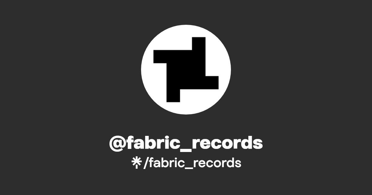 fabric_records Linktree
