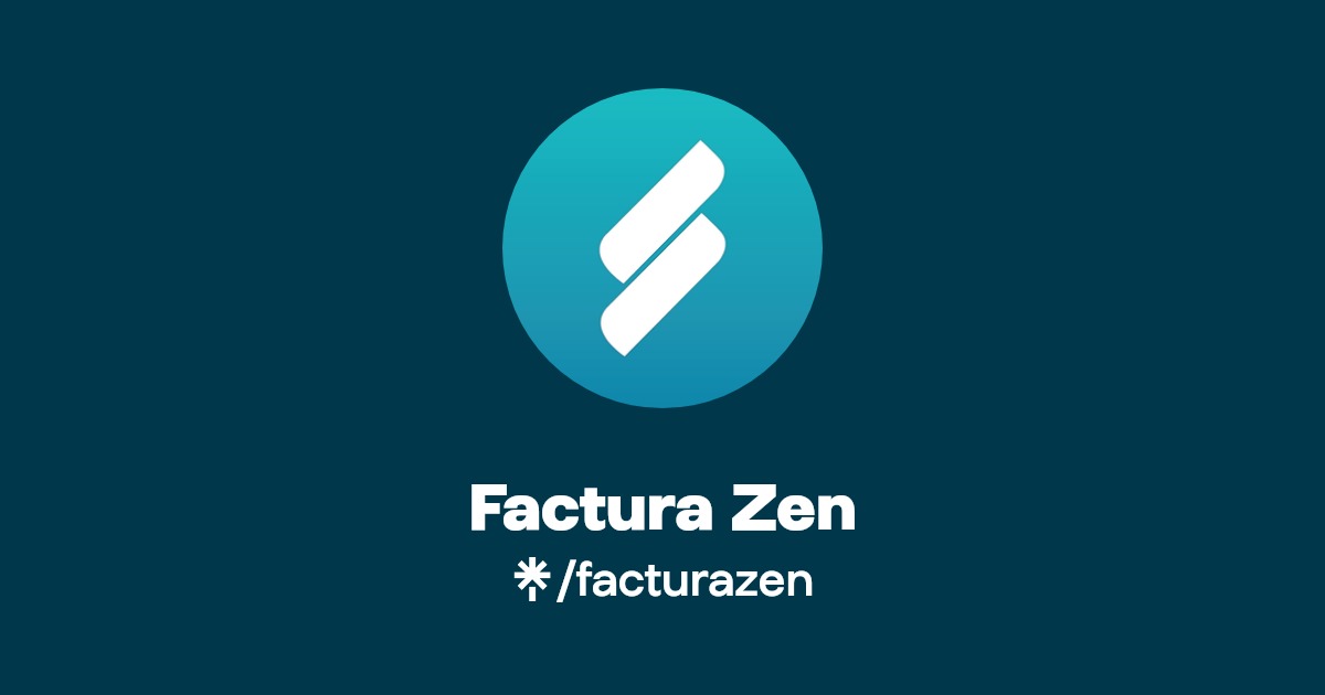 Factura Zen Instagram, Facebook Linktree