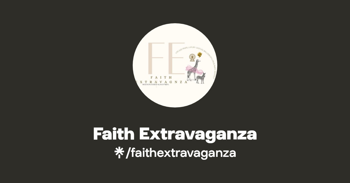 Faith Extravaganza Instagram Linktree
