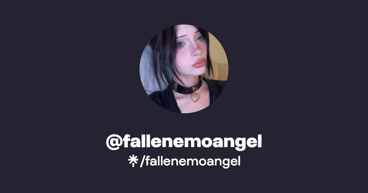 fallenemoangel - Find @fallenemoangel Onlyfans - Linktree