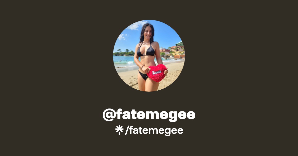 fatemegee - Find @fatemegee Onlyfans - Linktree