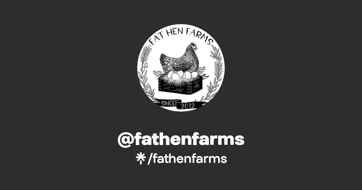fathenfarms Instagram, Facebook, TikTok Linktree