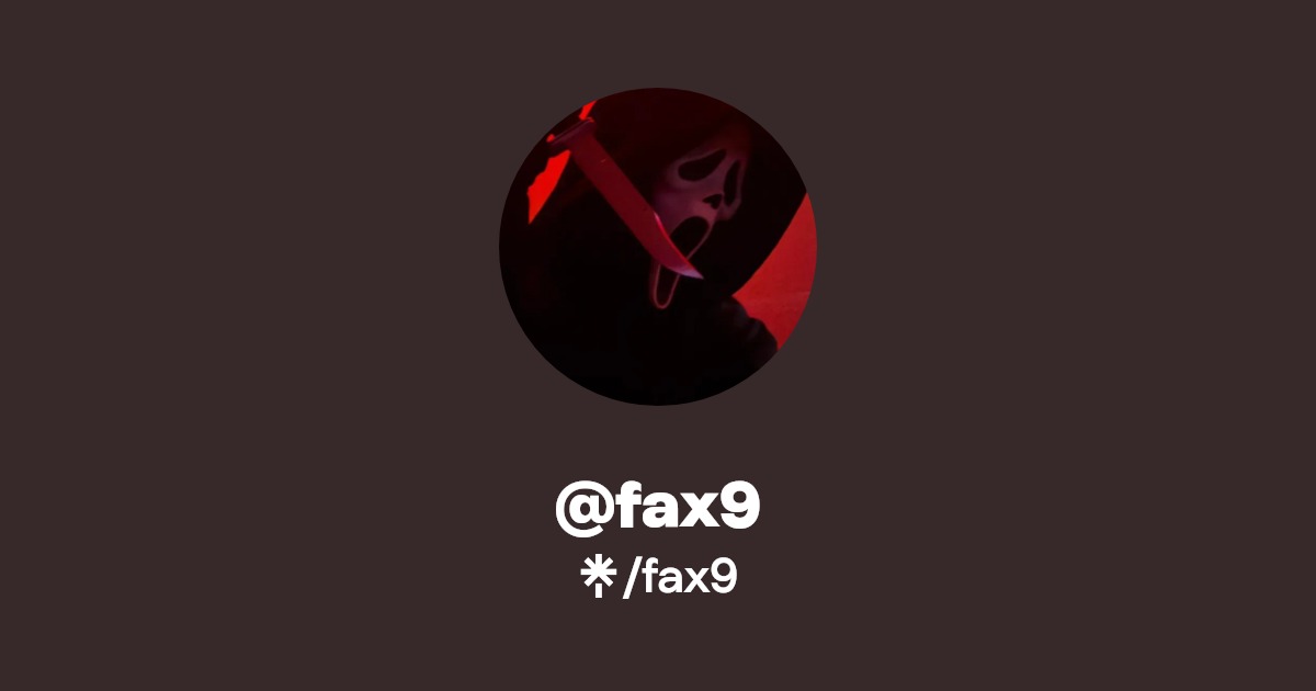 fax9 TikTok Linktree