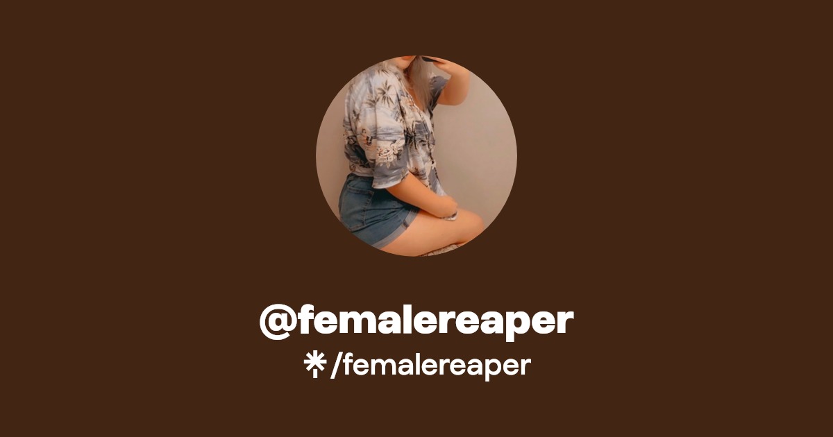 femalereaper - Find @femalereaper Onlyfans - Linktree