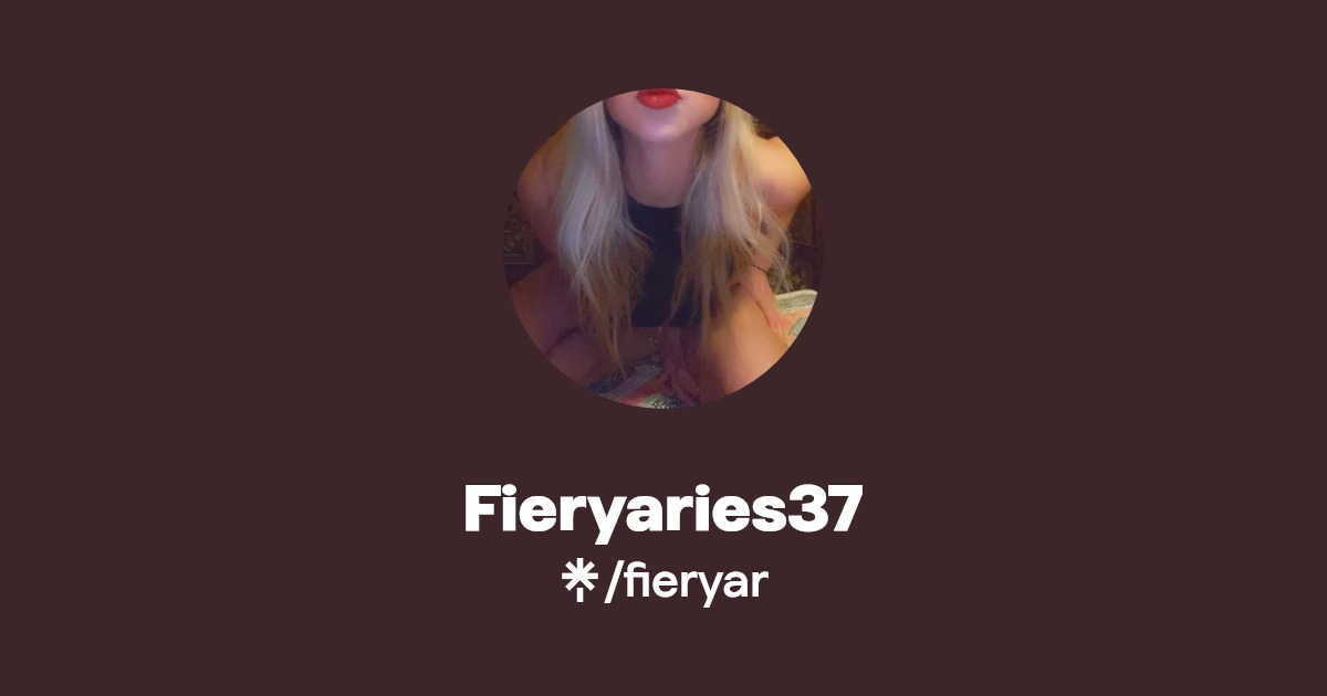 Fieryaries37 - Find Fieryaries37 Onlyfans - Linktree