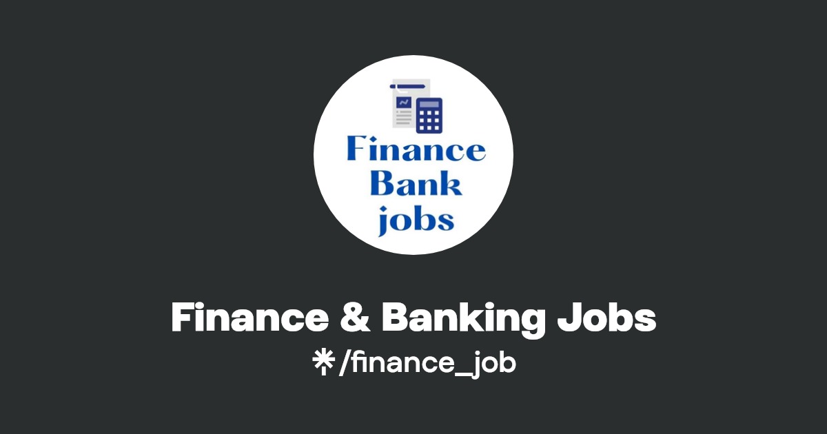 Finance & Banking Jobs Linktree