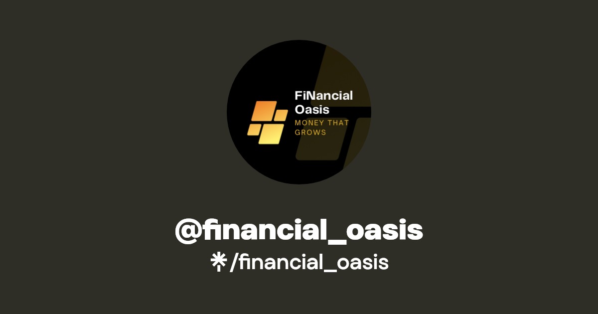financial_oasis Instagram, Facebook Linktree