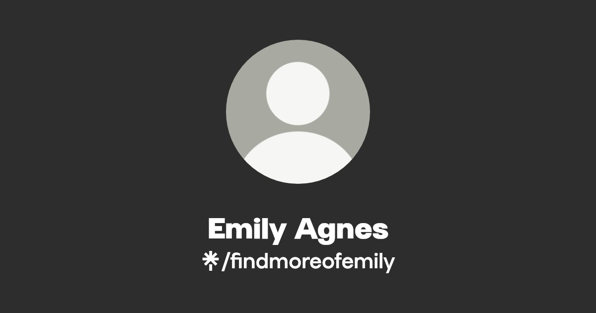 Emily Agnes - Find Emily Agnes Onlyfans - Linktree