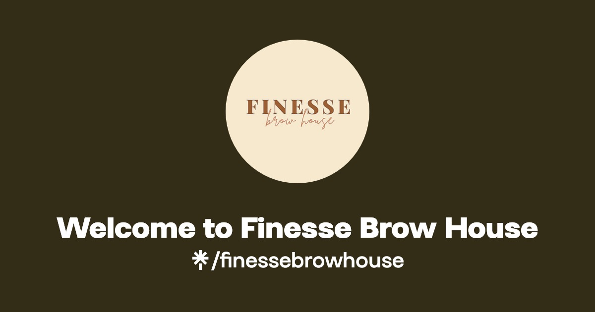 to Finesse Brow House Facebook Linktree