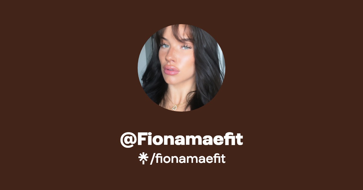 @Fionamaefit | Linktree