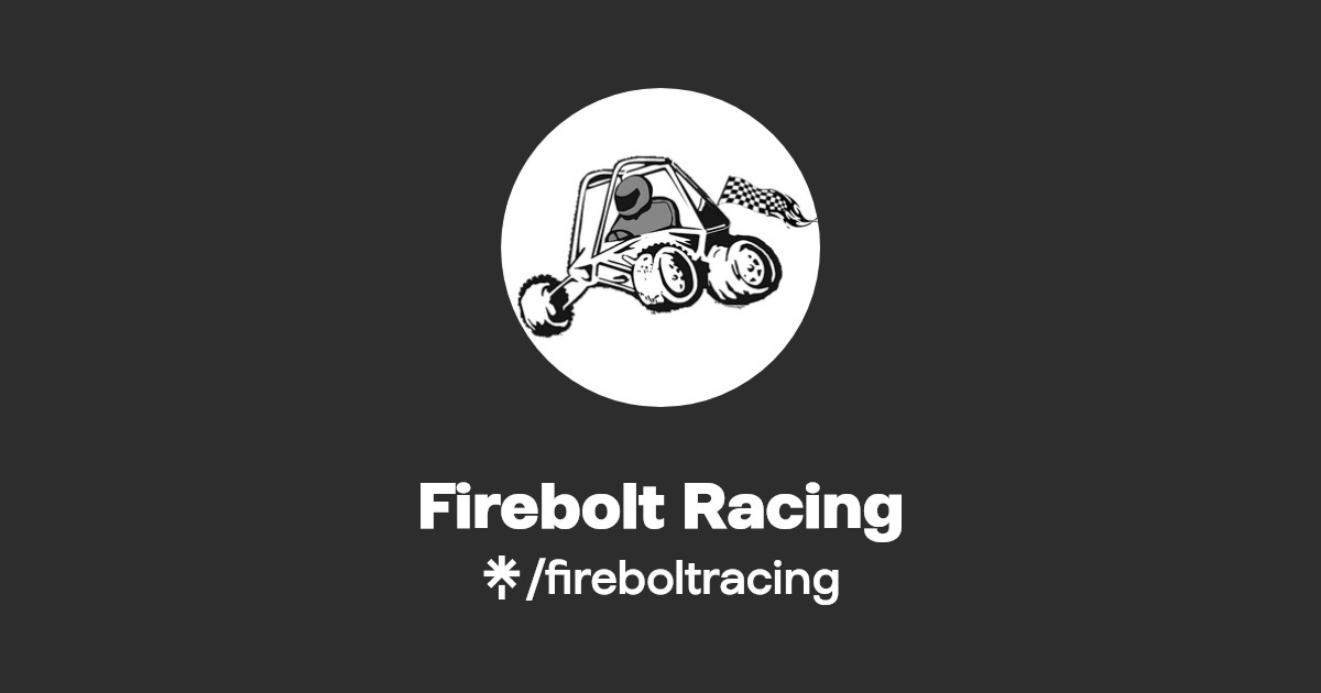 Firebolt Racing Instagram, Facebook Linktree
