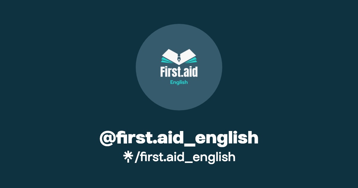 first.aid_english Linktree