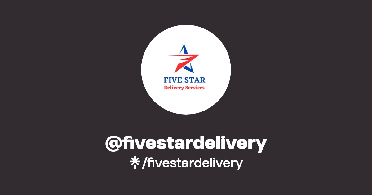 fivestardelivery Instagram Linktree