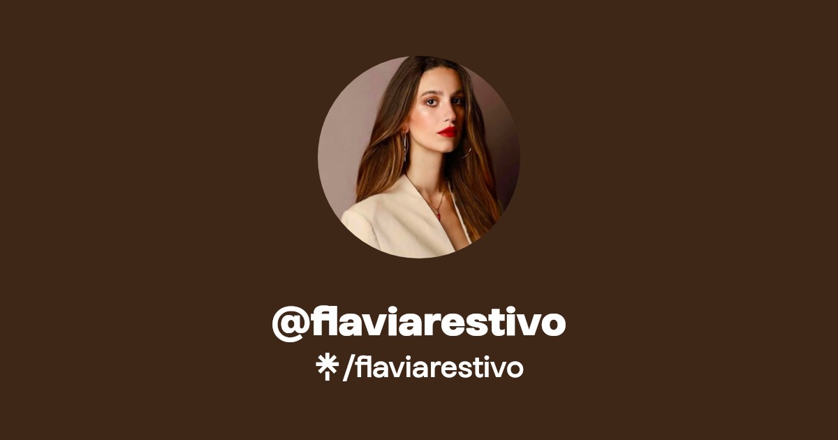 flaviarestivo Linktree