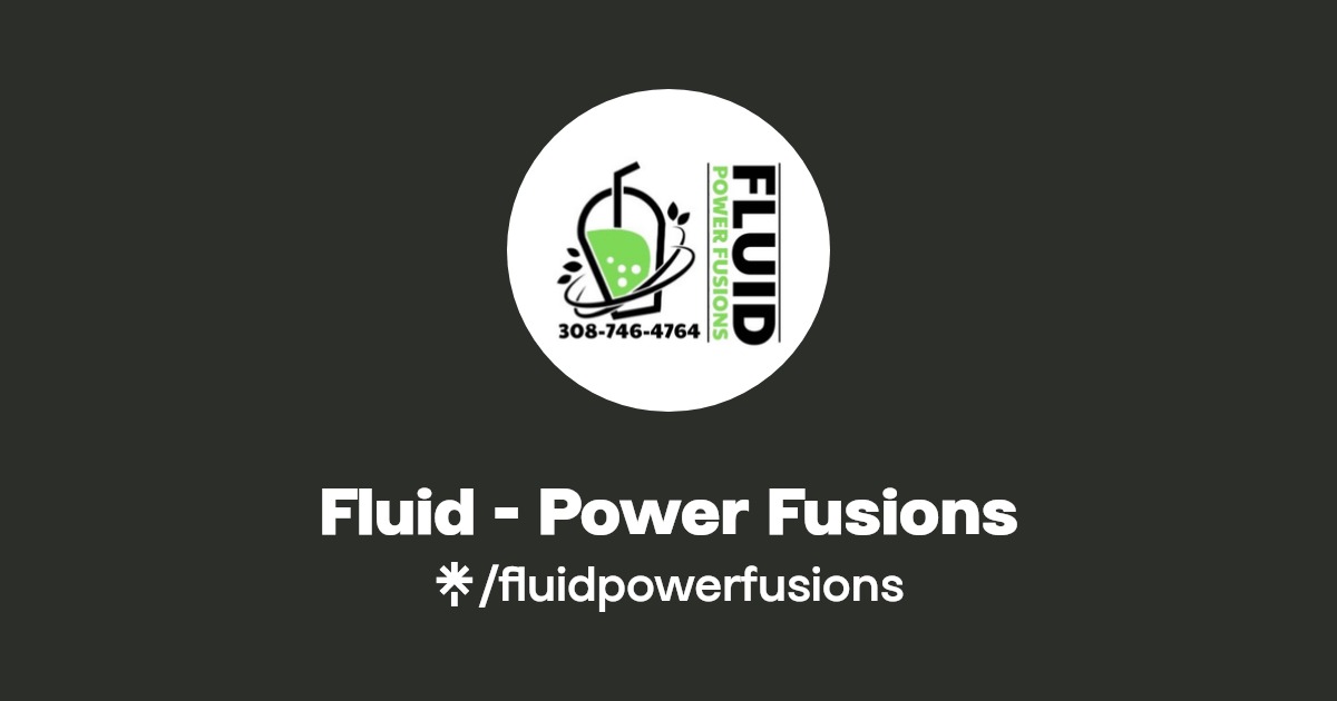 Fluid Power Fusions Instagram, Facebook Linktree