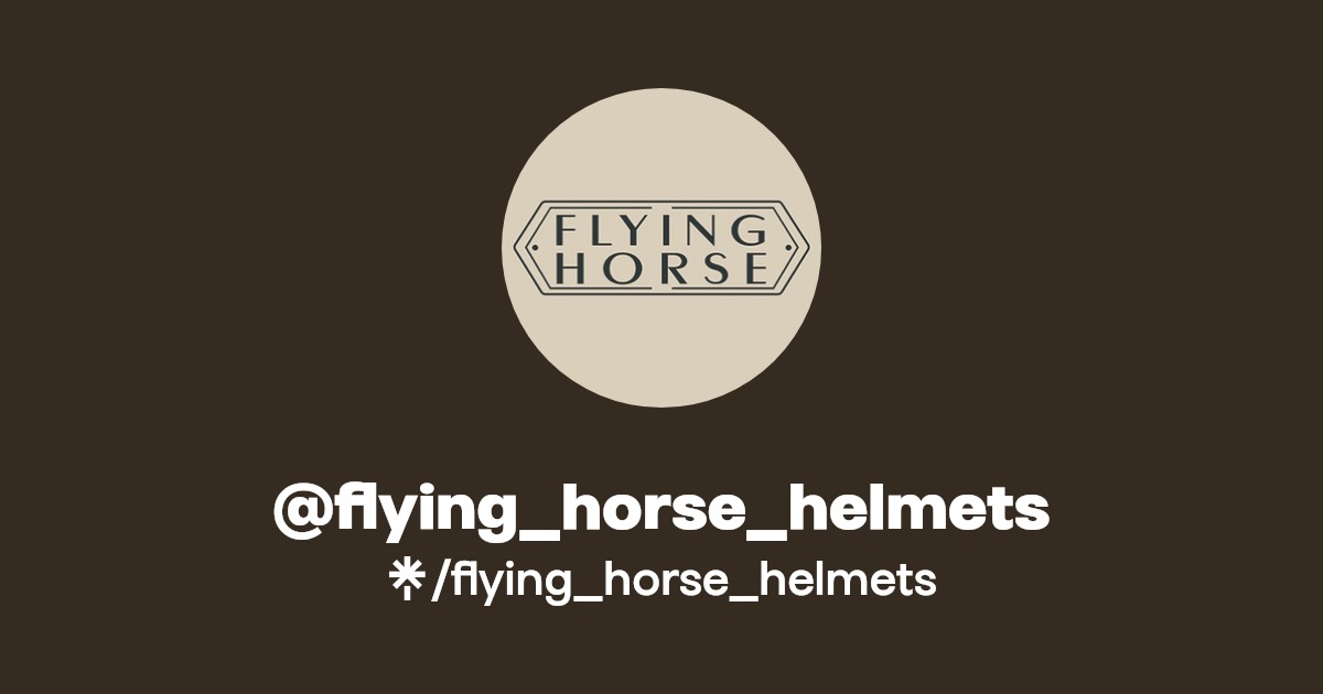 flying_horse_helmets Instagram, Facebook Linktree