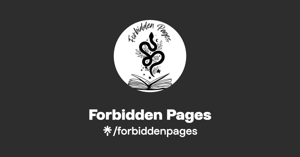 Forbidden Pages Instagram, Facebook, TikTok Linktree