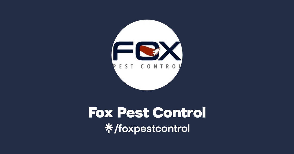 Fox Pest Control Instagram, Facebook Linktree