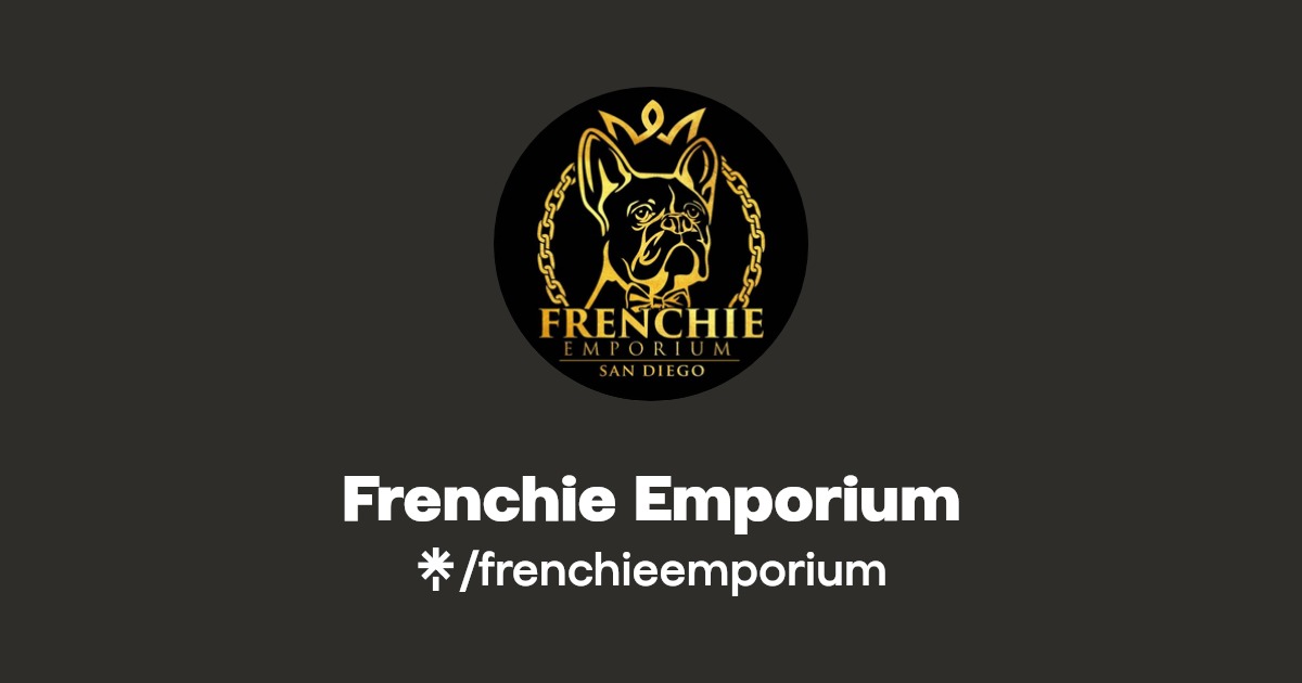 Frenchie Emporium Instagram Linktree