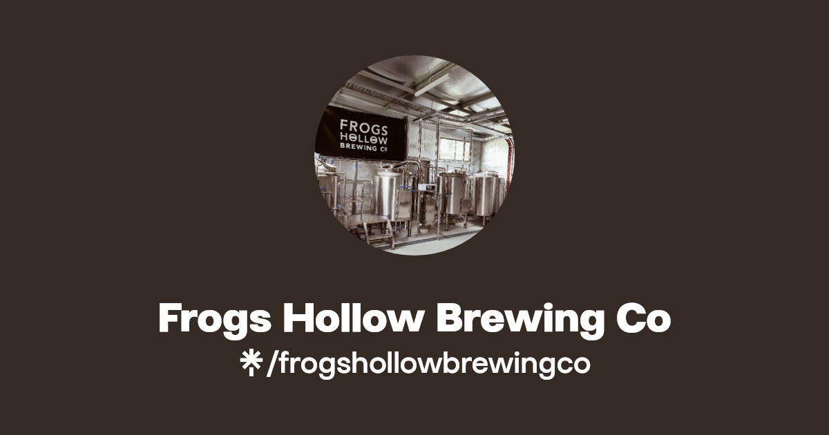 Frogs Hollow Brewing Co Instagram, Facebook Linktree