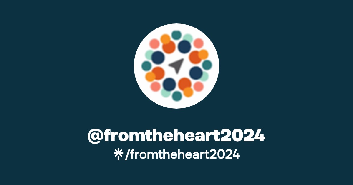 fromtheheart2024 Instagram, Facebook Linktree