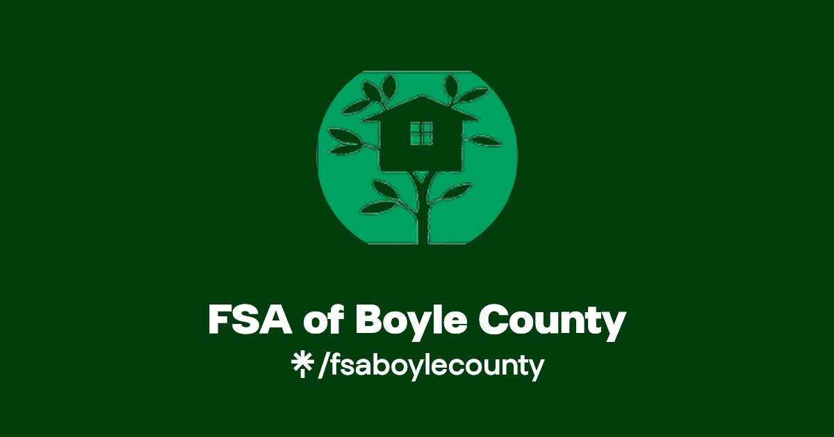 FSA of Boyle County Instagram, Facebook Linktree