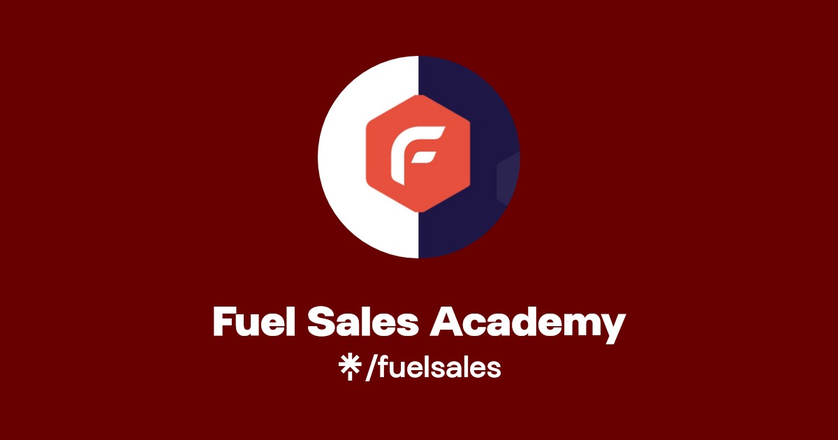 Fuel Sales Academy Instagram, Facebook, TikTok Linktree