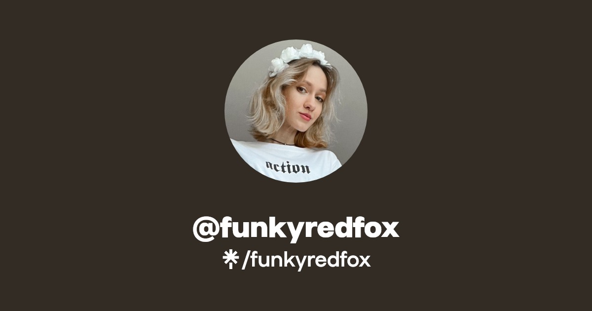 funkyredfox | Instagram | Linktree