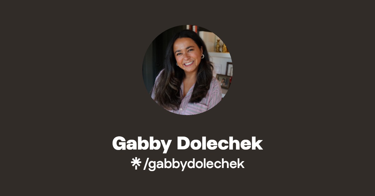 Gabby Dolechek Instagram Linktree
